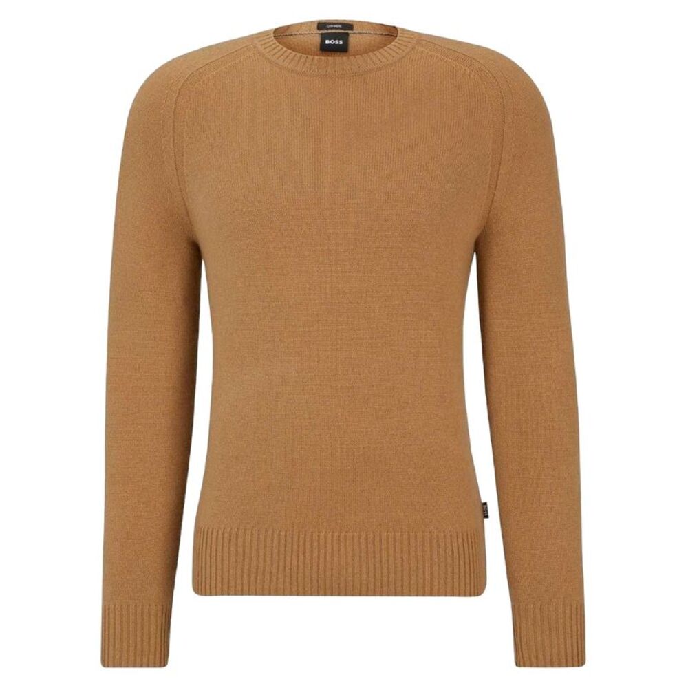 Boss Mens  Long-Sleeved Sweater Top / Beige
